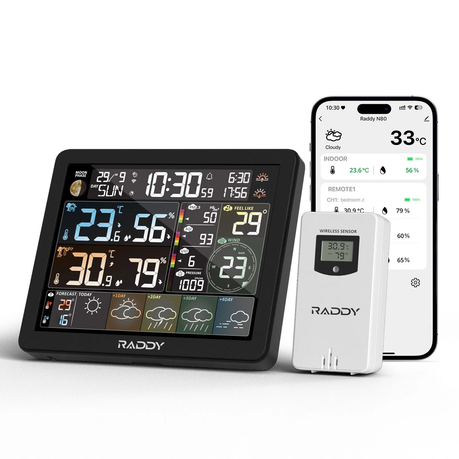 N80 Smart Wi-Fi Weather Station