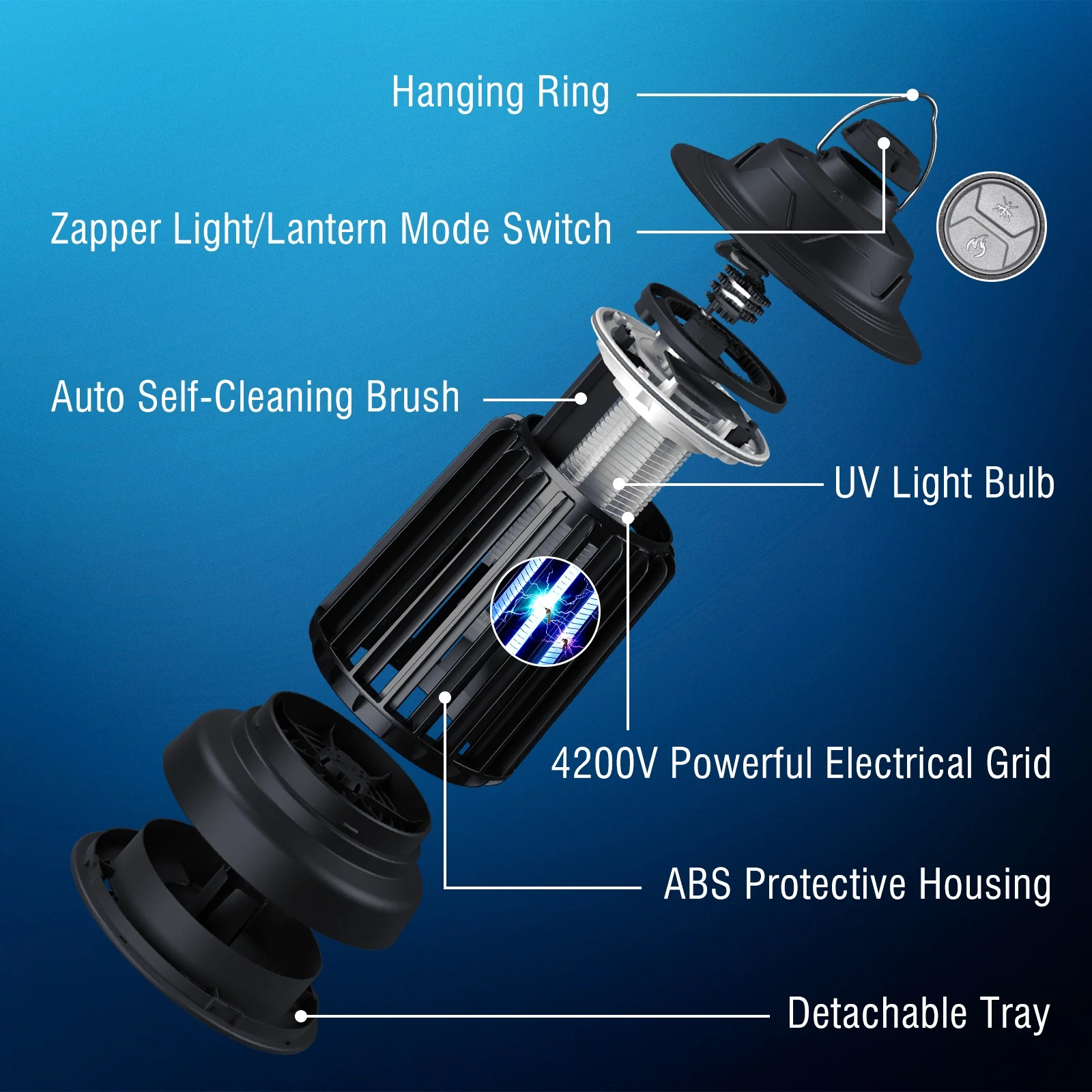 MZ-1 Outdoor Bug Zapper - Image 5