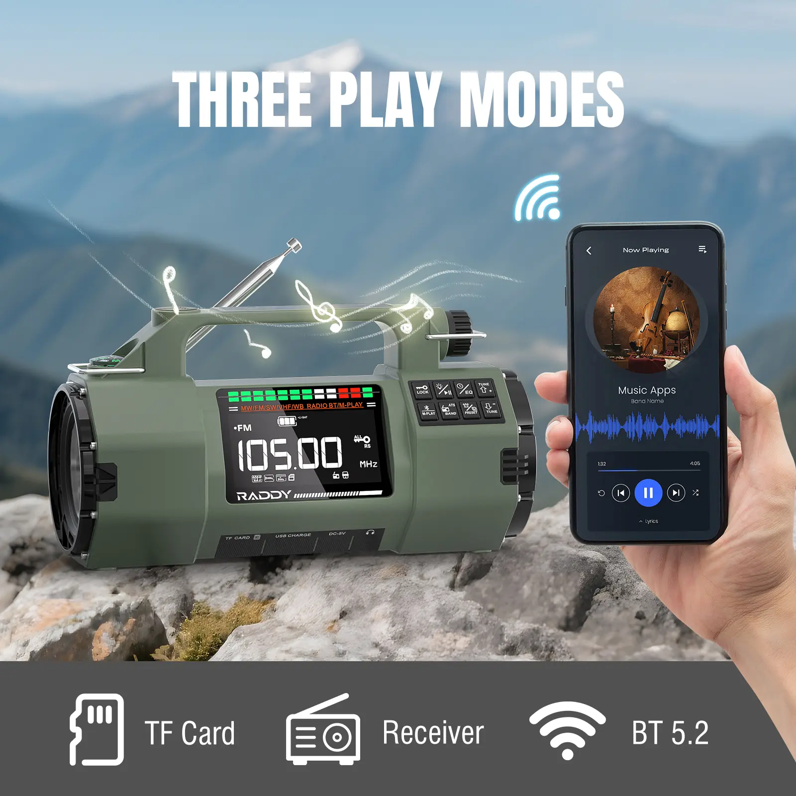 SH-907 Emergency Radio - Image 6