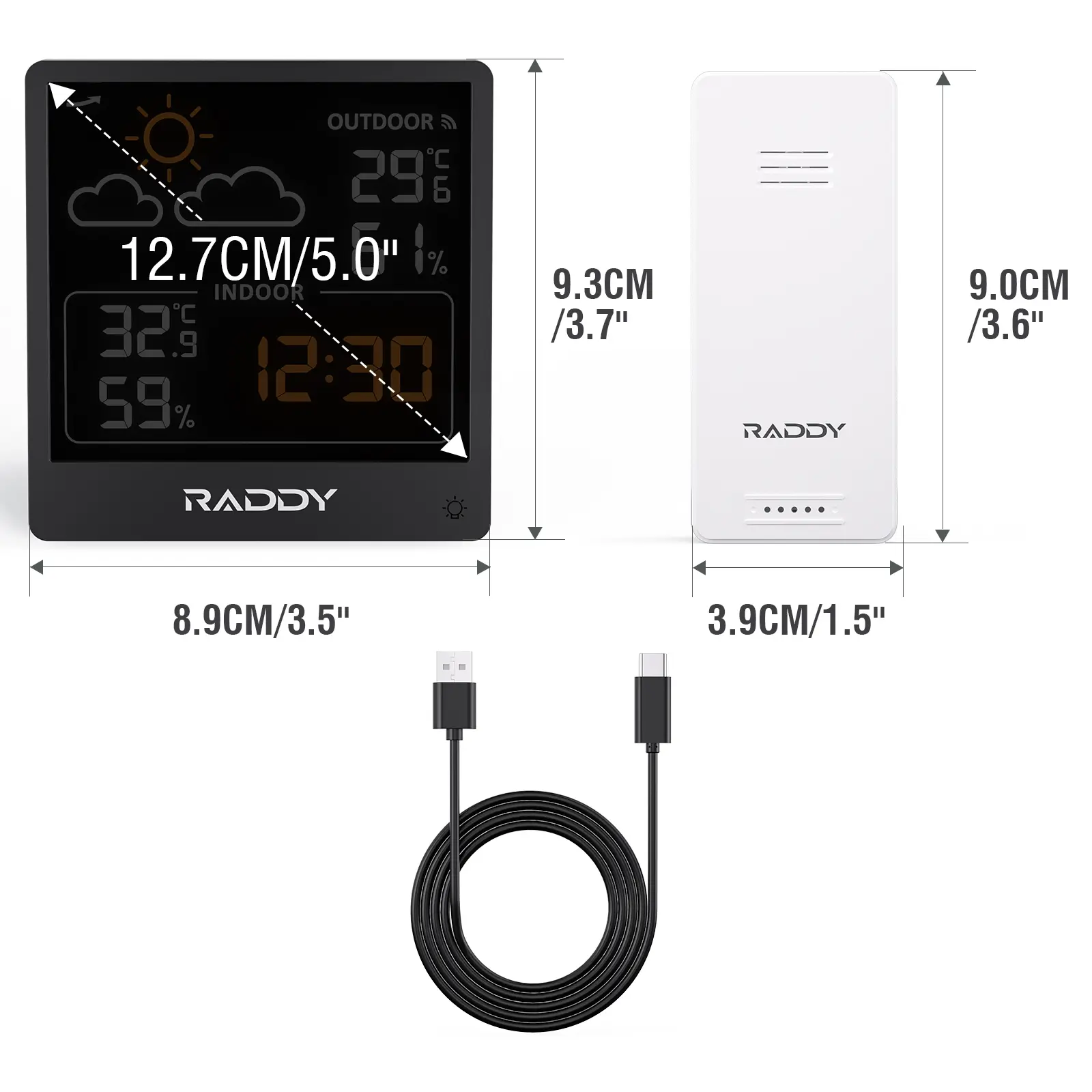 WF-50 Weather Station | VA | Black - Image 9